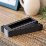 Powerbank van gerecycled kunststof met ledscherm 10.000 mAh