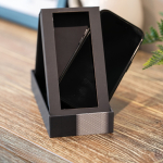 Powerbank van gerecycled kunststof met ledscherm 10.000 mAh