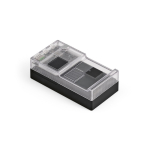 Powerbank van gerecycled plastic met ledscherm 20.000 mAh kleur zwart derde weergave