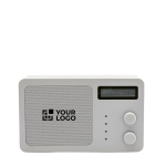 Draadloze luidspreker van gerecycled plastic met lcd-scherm 15 W hoofdweergave