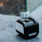Draagbare speaker van gerecycled kunststof met krachtige bas 5 W kleur zwart tweede sfeerweergave