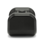 Draagbare speaker van gerecycled kunststof met krachtige bas 5 W kleur zwart achter weergave