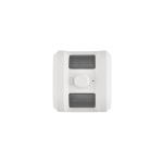 Draagbare speaker van gerecycled kunststof met krachtige bas 5 W kleur wit vijfde weergave