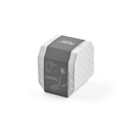 Draagbare speaker van gerecycled kunststof met krachtige bas 5 W tweede weergave