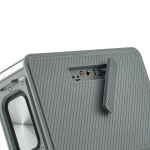 Draadloze speaker van gerecycled plastic met 15 m bereik en 80 W kleur zilver gedetailleerde weergave