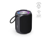 Draadloze luidspreker van gerecycled plastic met IPX6 30 W kleur zwart
