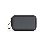 Draadloze gerecyclede speaker met afneembare roosters 10 W kleur zwart achter weergave