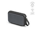 Draadloze gerecyclede speaker met afneembare roosters 10 W kleur zwart