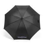 Elegante windbestendige houten paraplu, automatisch Ø122 kleur zwart