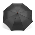 Windbestendige golfparaplu met automatische opening Ø146 kleur zwart vooraanzicht