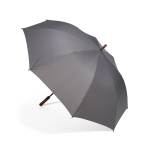 Windbestendige golfparaplu met automatische opening Ø146 kleur donkergrijs achter weergave