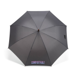 Windbestendige golfparaplu met automatische opening Ø146 kleur donkergrijs