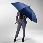 Windbestendige golfparaplu met automatische opening Ø146 kleur marineblauw tweede sfeerweergave