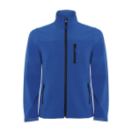 Softshell jas van polyester voor heren 300 g/m2 Roly kleur koningsblauw