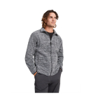 Fleece jas van polyester met hoge kraag voor heren 300 g/m² Roly kleur taupe grijs