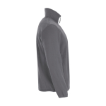 Fleece jas van polyester met hoge kraag voor heren 300 g/m² Roly kleur taupe grijs tweede weergave met zijkant
