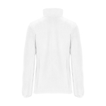 Fleece jack van 100% polyester voor dames 300 g/m2 Roly kleur wit tweede weergave achterkant