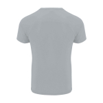 Sportshirt van 100% polyester voor heren 135 g/m2 Roly kleur grijs tweede weergave achterkant