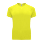 Sportshirt van 100% polyester voor heren 135 g/m2 Roly kleur neon geel
