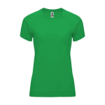 Sportshirt van 100% polyester voor dames 135 g/m2 Roly kleur appel groen