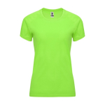 Sportshirt van 100% polyester voor dames 135 g/m2 Roly kleur neon groen