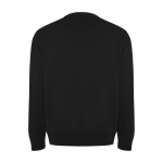 Unisex trui van bio katoen en gerecycled polyester 300 g/m2 Roly kleur zwart