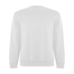 Unisex trui van bio katoen en gerecycled polyester 300 g/m2 Roly kleur wit
