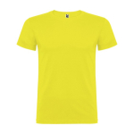 T-shirt van 100% katoen voor heren 155 g/m2 Roly Beagle kleur geel