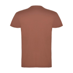 T-shirt van 100% katoen voor heren 155 g/m2 Roly Beagle kleur mahonie tweede weergave achterkant