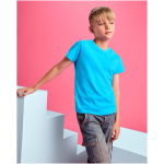 T-shirt van 100% katoen voor kinderen 155 g/m² Roly kleur pastel blauw luxe weergave