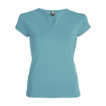T-shirt van katoen voor dames met V-hals 200 g/m2 Roly
