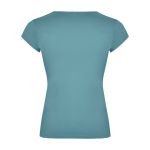 T-shirt van katoen voor dames met V-hals 200 g/m2 Roly tweede weergave achterkant
