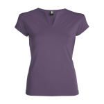T-shirt van katoen voor dames met V-hals 200 g/m2 Roly