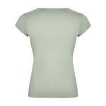 T-shirt van katoen voor dames met V-hals 200 g/m2 Roly tweede weergave achterkant