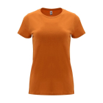 T-shirt van 100% katoen voor dames 170 g/m2 Roly kleur oranje