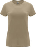 T-shirt van 100% katoen voor dames 170 g/m2 Roly kleur zand