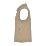 Unisex fleece vest van 100% polyester met hoge kraag 300 g/m2 Roly weergave zijkant