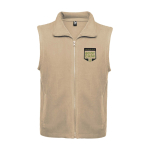 Unisex fleece vest van 100% polyester met hoge kraag 300 g/m2 Roly weergave zeefdruk