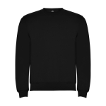 Unisex trui van katoen en polyester 280 g/m2 Roly kleur zwart