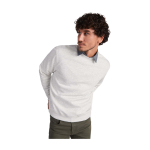 Unisex gebreide trui van katoen en polyester 280 g/m² Roly kleur grijs luxe weergave