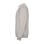 Unisex gebreide trui van katoen en polyester 280 g/m² Roly kleur grijs weergave zijkant