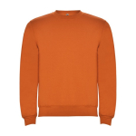 Unisex trui van katoen en polyester 280 g/m2 Roly kleur oranje