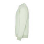 Unisex gebreide trui van katoen en polyester 280 g/m² Roly kleur mist groen weergave zijkant
