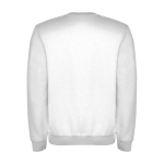 Unisex gebreide trui van katoen en polyester 280 g/m² Roly kleur lichtgrijs tweede weergave achterkant