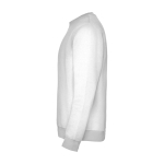 Unisex gebreide trui van katoen en polyester 280 g/m² Roly kleur lichtgrijs weergave zijkant