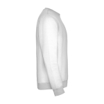 Unisex gebreide trui van katoen en polyester 280 g/m² Roly kleur lichtgrijs tweede weergave met zijkant