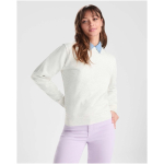 Unisex gebreide trui van katoen en polyester 280 g/m² Roly kleur donkerblauw