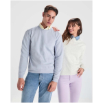 Unisex gebreide trui van katoen en polyester 280 g/m² Roly kleur donkerblauw luxe weergave 2