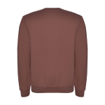 Unisex gebreide trui van katoen en polyester 280 g/m² Roly kleur taupe tweede weergave achterkant