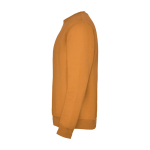 Unisex gebreide trui van katoen en polyester 280 g/m² Roly kleur donkergeel weergave zijkant